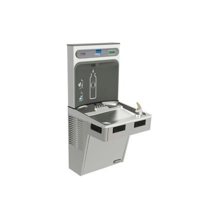Elkay Elkay EMABF8WSLK EZH2O Water Bottle Refilling Station W/Single ADA Cooler, Refrig, Light Gray EMABF8WSLK